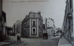 Chalon rue Gloriette et Lamartine. 1